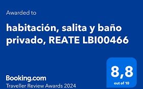 habitación, salita y baño privado, REATE LBI00466